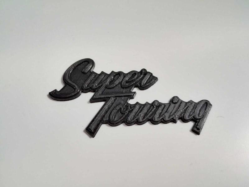 Super Touring emblem for Mitsubishi Sapporo from the 80s - Badge