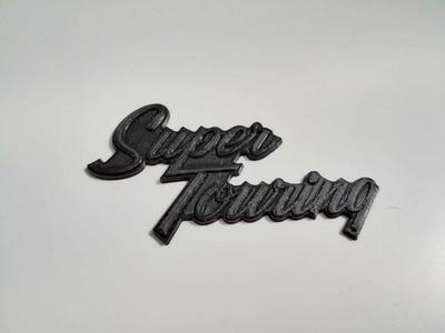 Super Touring emblem for Mitsubishi Sapporo from the 80s - Badge