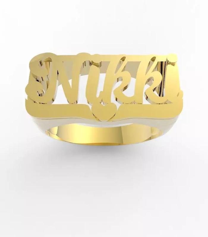 Nikki name ring