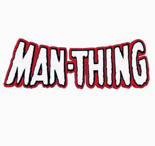MAN-THING Logo Display by MANIACMANCAVE3D