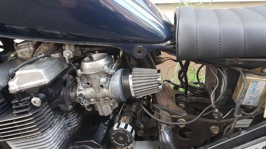 Air filter converter socket 2 to 1 for suzuki gs550 or other motorcycles