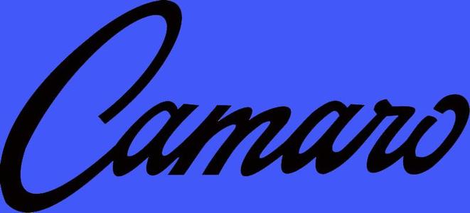 Vintage Camaro badge