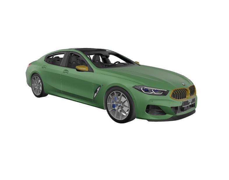 2020 BMW M850i Gran Coupe(HIGH QUALITY, COMPLETE INTERIOR)