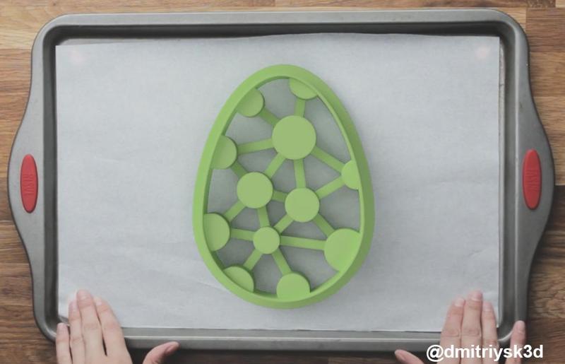 Form for cookies and gingerbread the Polka dot egg