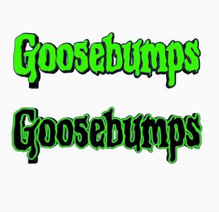 2x GOOSEBUMPS Logo Display Bundle by MANIACMANCAVE3D