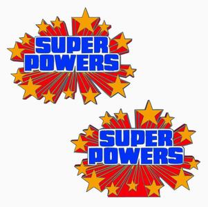 2x SUPER POWERS (KENNER) Logo Display by MANIACMANCAVE3D