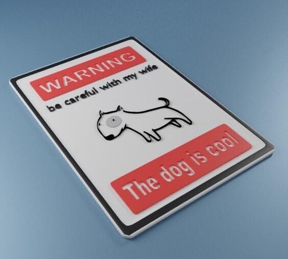 pet signage - beware