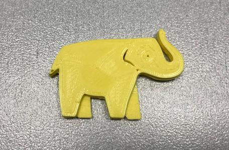 Trompon elephant (Ceylon language mascot)