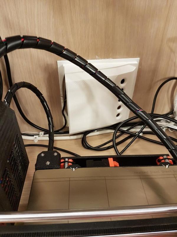 Fan duckt for 120mm fan for Besta 3D Printer Enclusure
