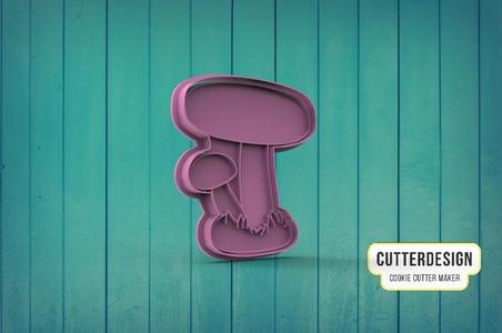 Mushroom Mushroom Cluster Cookie Cutter M1