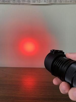 Magnetic red light flip-up cover - Sofirn SP36 and SP36 Pro