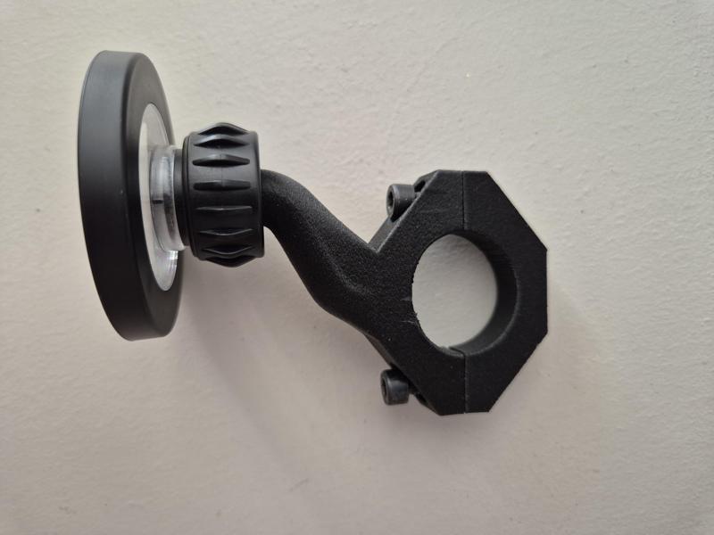 Motorcycle handlebar mount 28mm ball 17mm for "Coolpow Car Phone Holder Magsafe" Amazon