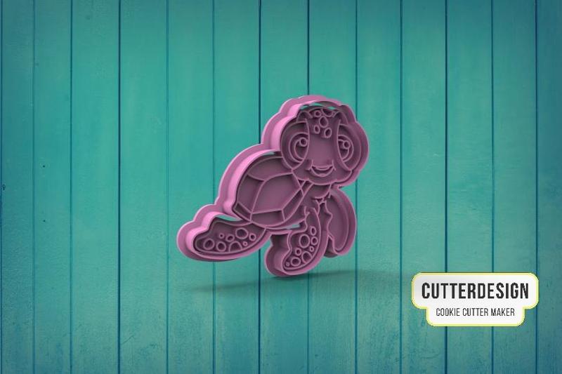 Baby Tortoise Cookie Cutter M2