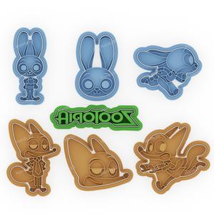 Zootopia Cookie Cutter Set - 7 Designs (Nick, Judy & Logo)
