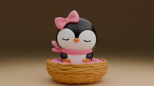 Cute penguin