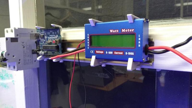 Watt Meter din rail mount