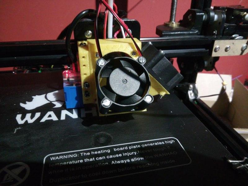 Tronxy x3a Fan and Level holder