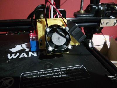 Tronxy x3a Fan and Level holder
