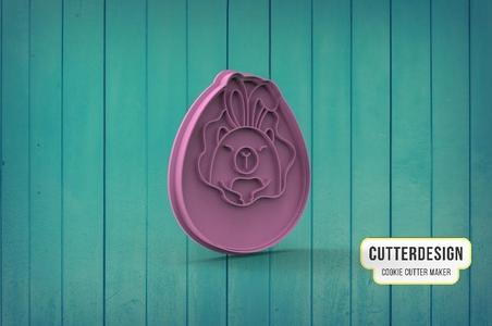 Capybara Easter Cookie Cutter M6