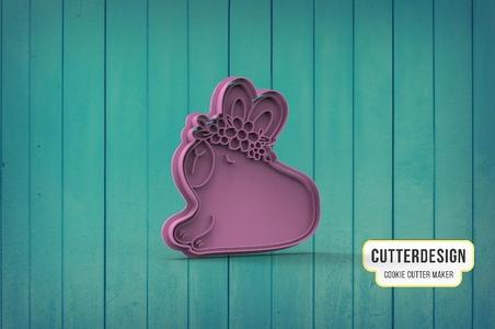 Capybara Easter Cookie Cutter M5