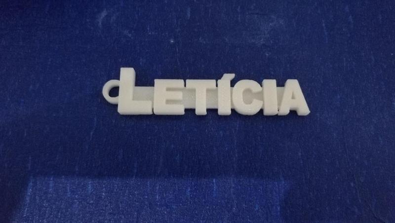 Keychain - LETÍCIA