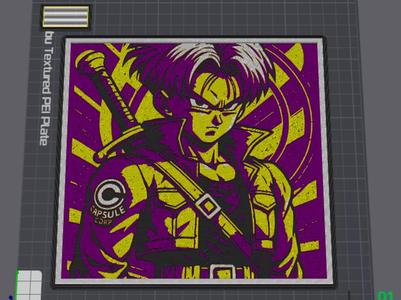 Future Trunks_HueForge_200x200mm