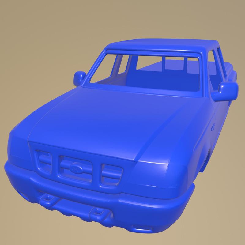 ford ranger extended cab flare side xlt 1998 PRINTABLE CAR BODY