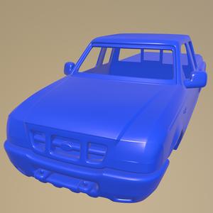ford ranger extended cab flare side xlt 1998 PRINTABLE CAR BODY