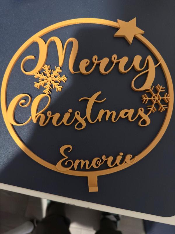 Christmas door hanger with stocking hook 