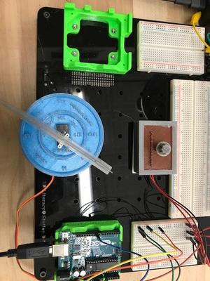 Servo controlled by a potentiometer - 3DX
