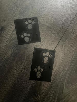 Bunny footprint stencil, Easter Bunny