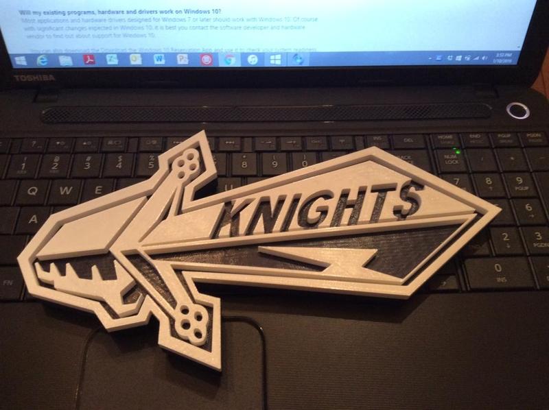 Knight Sword Keychain or Phone Dangler