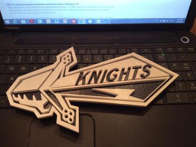 Knight Sword Keychain or Phone Dangler