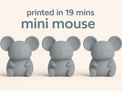 Mini Mouse – Cute Fast Print (19 min)