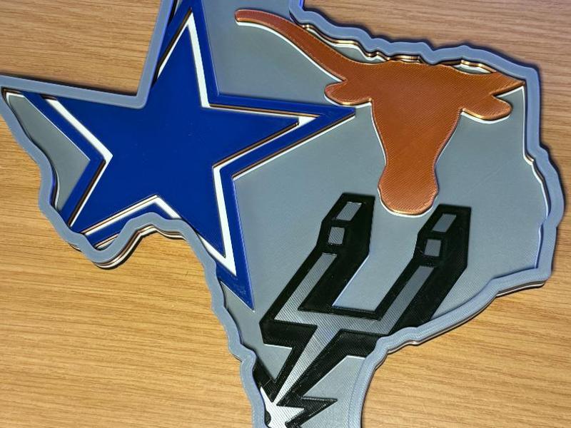 Texas Sports Wall Plaque
