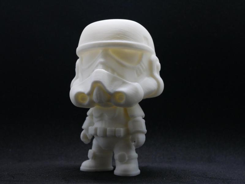 Star Wars chibi stormtrooper, articulated head