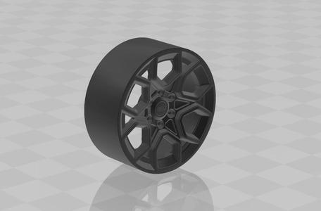 Ford Ranger wheels  for scale model 1/18 1/24 etc.