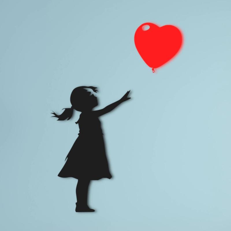 Baloon Girl Banksy Wall Art