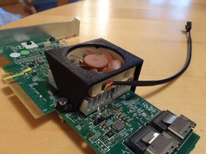 Fan holder for Dell H310