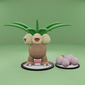 Pokemon No. 102, 103 Exeggcute, Exeggutor