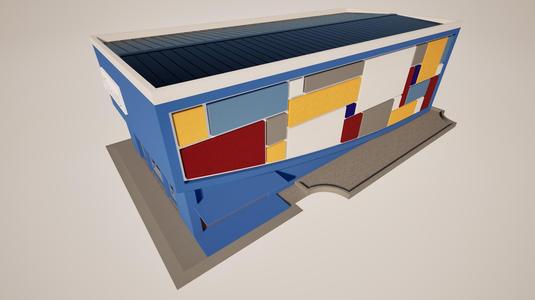 Cinema (cinema) CS, in H0 scale