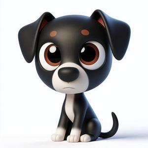 Dog Cute Chibe - Cachorrinho vira-lata