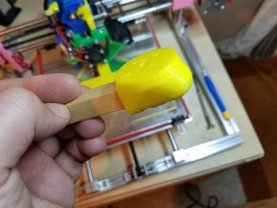Multirotor motor mount for 1/2" dowels