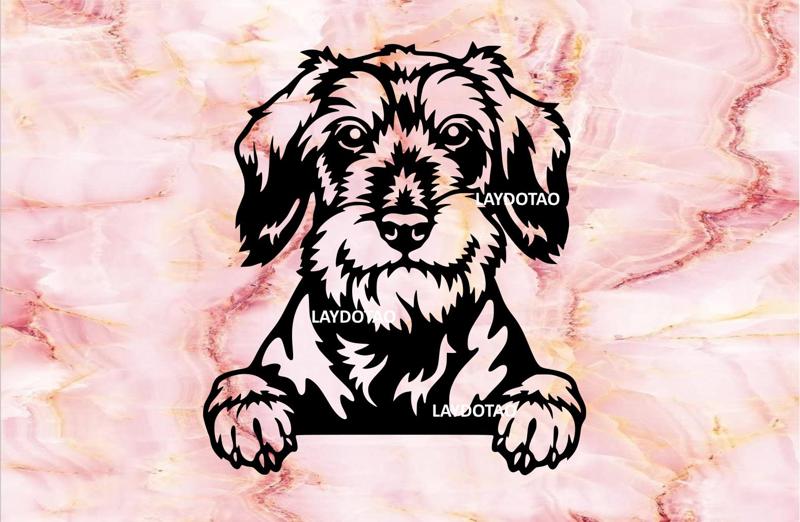 miniature schnauzer miniature schnauzer mural wall decoration