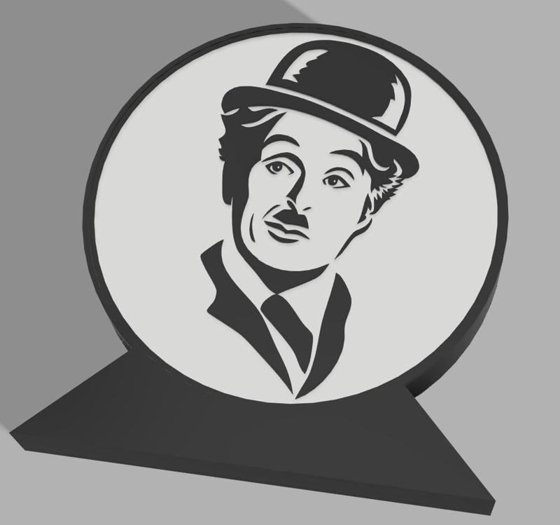 charlie chaplin lamp