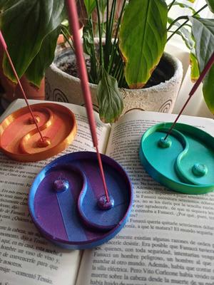 Yin and Yang Incense Burner