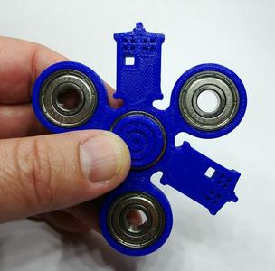 Police Box Spinner (resembles a Tardis)
