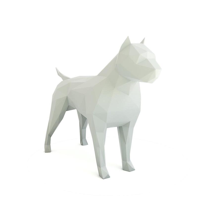 Pitbull Dog Geometric