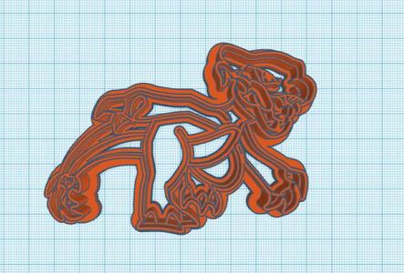 Pokemon: Charmeleon Cookie Cutter