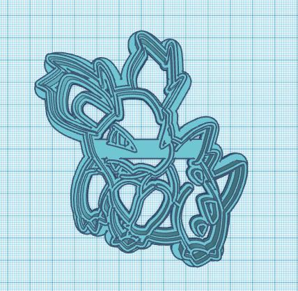 Pokemon: Nidorina Cookie Cutter